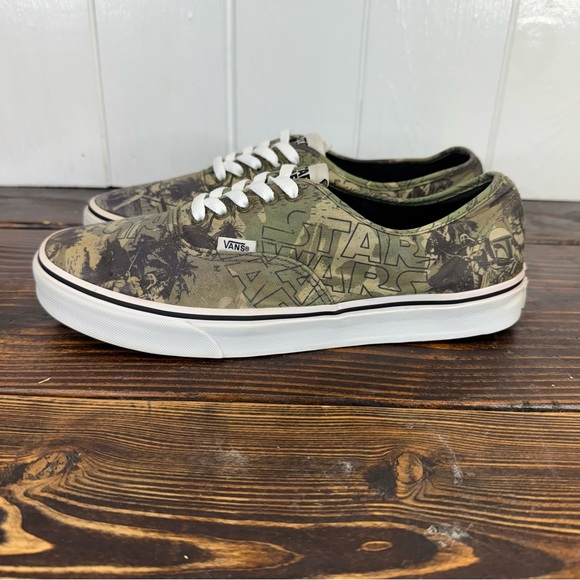 Vans x Star Wars Authentic Boba Fett Camo Sneakers – Men’s Size 11 - Picture 2 of 10